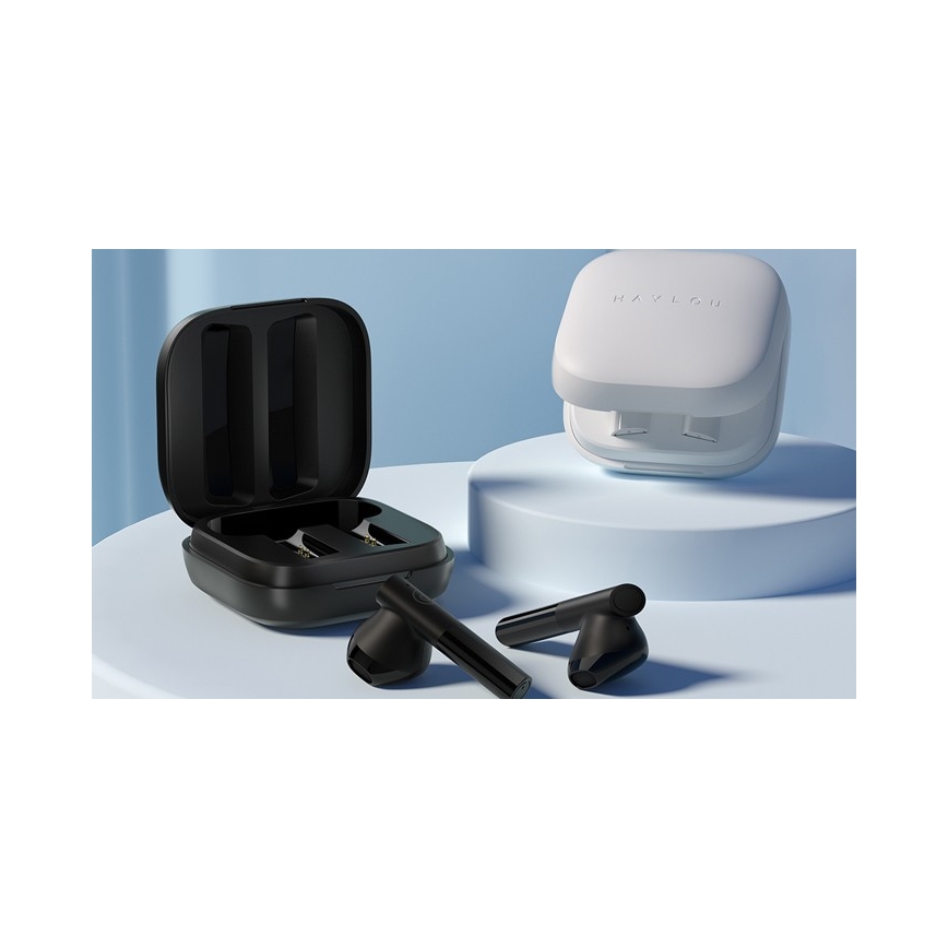 Haylou - Vodeodolné bezdrôtové slúchadlá GT6 Bluetooth IPX4 biela