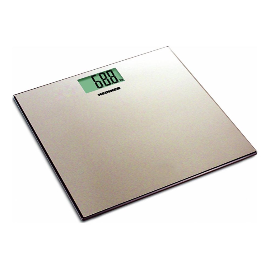 Heinner HBS-180SSGD - Digitálna osobná váha 2xAAA nerezové prevedenie