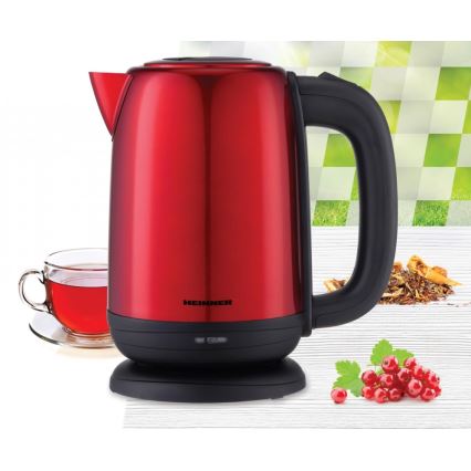Heinner HEK-2200RDSS - Rýchlovarná kanvica 1,7 l 2200 W/230 V červená/čierna