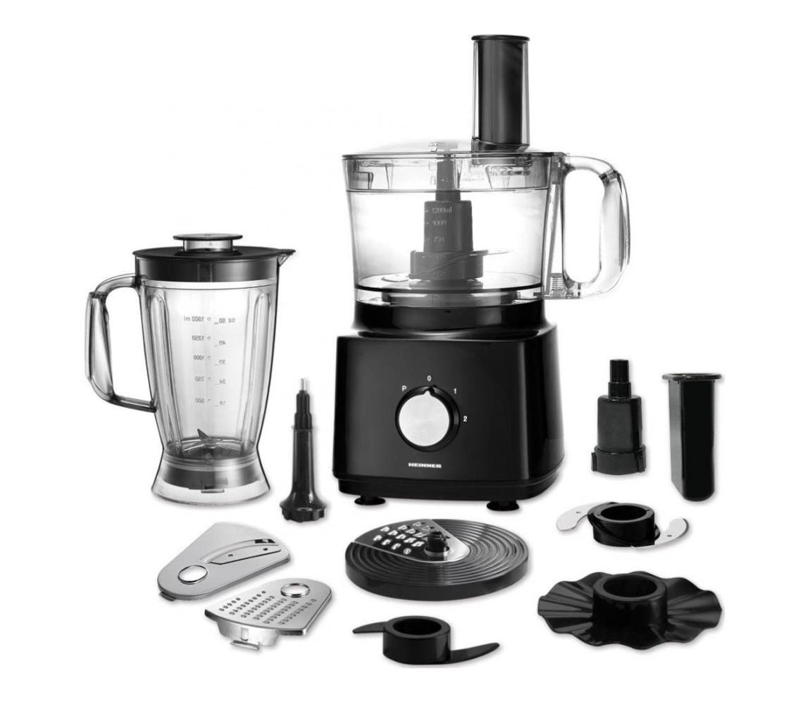 Heinner HFP-750BK - Kuchynský robot 750W/230V čierna HFP-750BK