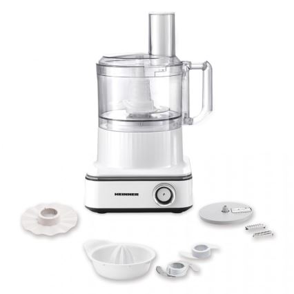 Heinner HFP-K1000WP - Kuchynský robot 1000W/230V biela