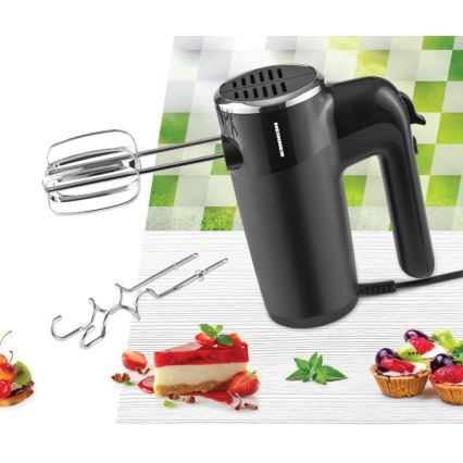 Heinner HM-300BK - Ručný šľahač 300W/230V čierny