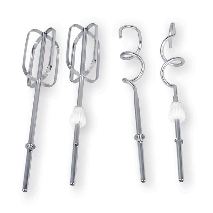 Heinner HMBR-300W - Ručný šľahač s otočnou miskou 300W/230V biely