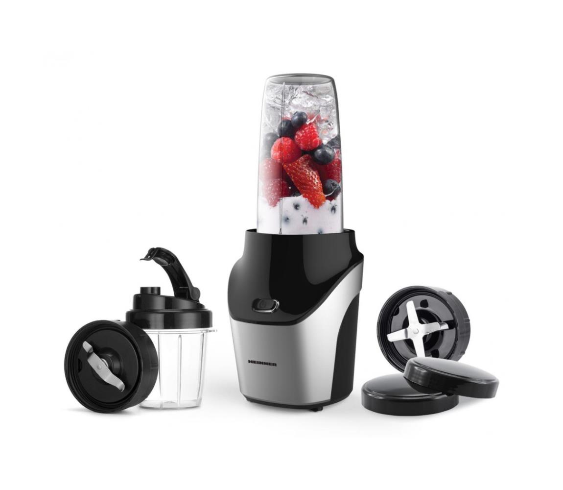 Heinner HSB-T1000SS - Nutri mixér na smoothie 1000W/230V matný chróm/čierna HSB-T1000SS