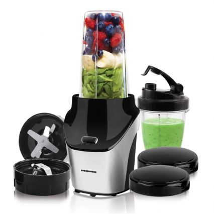 Heinner HSB-T1000SS - nutri mixér na smoothie 1000W/230V matný chróm/čierna