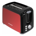 Heinner HTP-700BKRD - Hriankovač s dvoma otvormi 700W/230V červený/matný chróm
