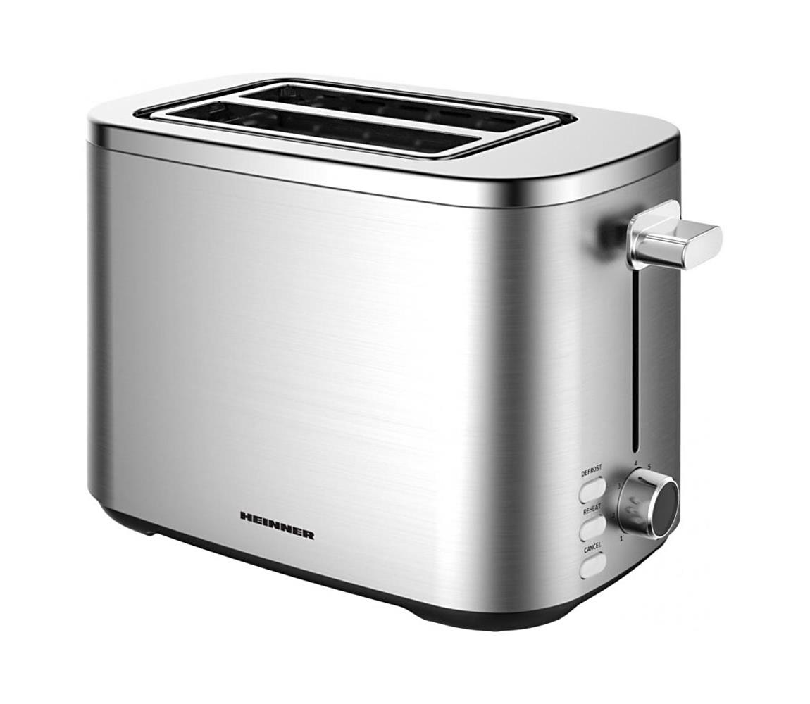 Heinner HTP-800SS - Hriankovač s dvoma otvormi 800 W/230 V nerezová oceľ HTP-800SS