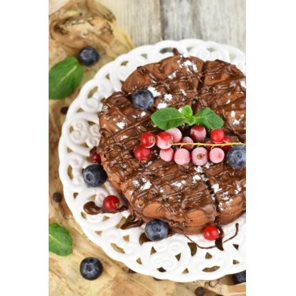 Heinner HWF-1000CR - Vaflovač 1000W/230V čierna/ružové zlato