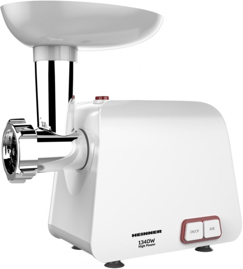 Heinner MG-1340WH - Mlynček na mäso 1340W/230V biela