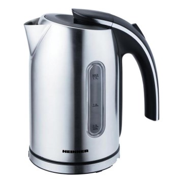 Heinner PF-70 - Rýchlovarná kanvica 1,7 l 2200 W/230 V matný chróm