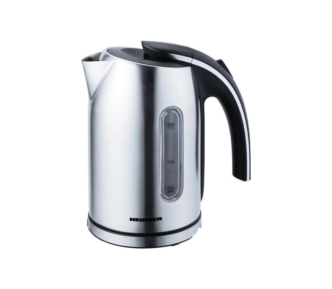Heinner PF-70 - Rýchlovarná kanvica 1,7 l 2200 W/230 V matný chróm PF-70
