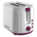 Heinner TP-750BG - Hriankovač s dvoma štrbinami 750W/230V biela/fialová