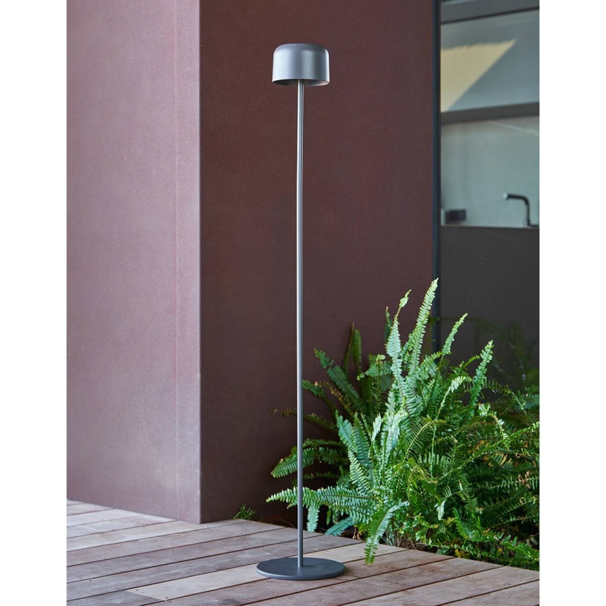 Hesperide - LED solárna lampa BOLTY LED/3,7V 2600 mAh IP65 antracit