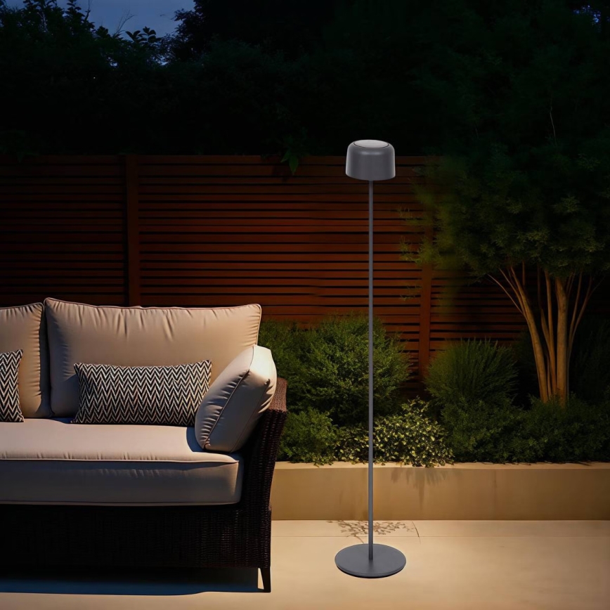 Hesperide - LED solárna lampa BOLTY LED/3,7V 2600 mAh IP65 antracit