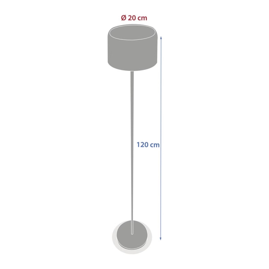 Hesperide - LED solárna lampa BOLTY LED/3,7V 2600 mAh IP65 béžová