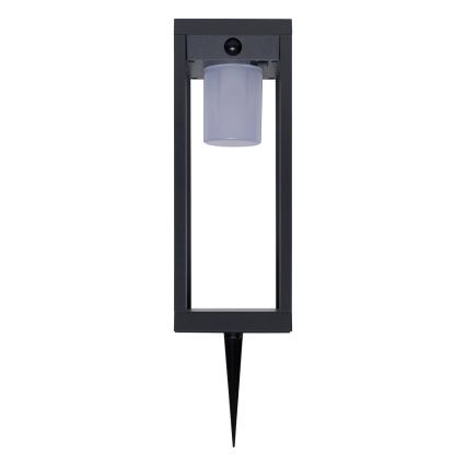 Hesperide - LED solárna lucerna s pohybovým a súmrakovým senzorom PIKY LED/3,7V 2600 mAh 40 cm IP65 antracit