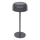 Hesperide - Solárna LED stolná lampa BOLTY LED/3,7V 2600 mAh IP65 antracit