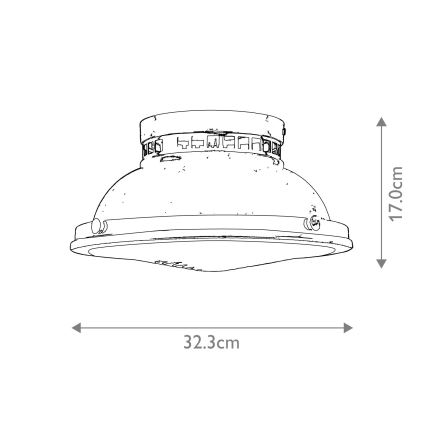 Hinkley - Stropné svietidlo AMELIA 2xE27/40W/230V lesklý chróm