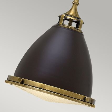 Hinkley - Luster na tyči AMELIA 1xE27/60W/230V bronzová
