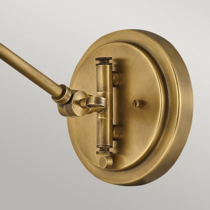 Hinkley - Bodové nástenné svietidlo ARTI 1xE27/60W/230V zlaté/hnedé