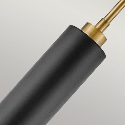 Hinkley - Luster na tyči CEDRIC 2xE27/60W/230V priemer 33 cm zlatá/čierna