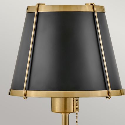 Hinkley - Nástenná lampa CLARKE 1xE27/40W/230V mosadz/čierna