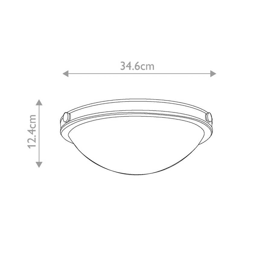 Hinkley - Stropné svietidlo COLLIER 2xE27/40W/230V pr. 34,6 cm čierna