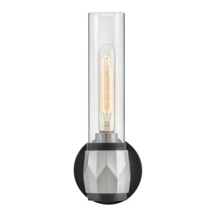 Hinkley - Kúpeľňové nástenné svietidlo ELLISON 1xE27/40W/230V IP44 čierna