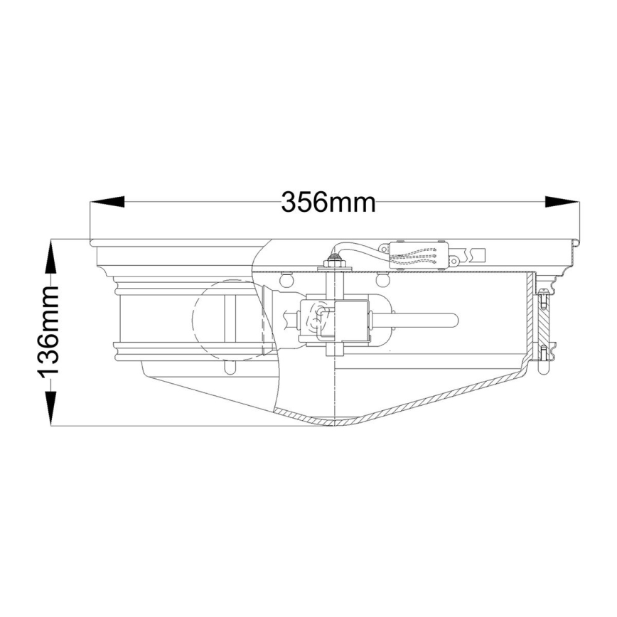 Hinkley - Stropné svietidlo HADLEY 3xE27/40W/230V lesklý chróm