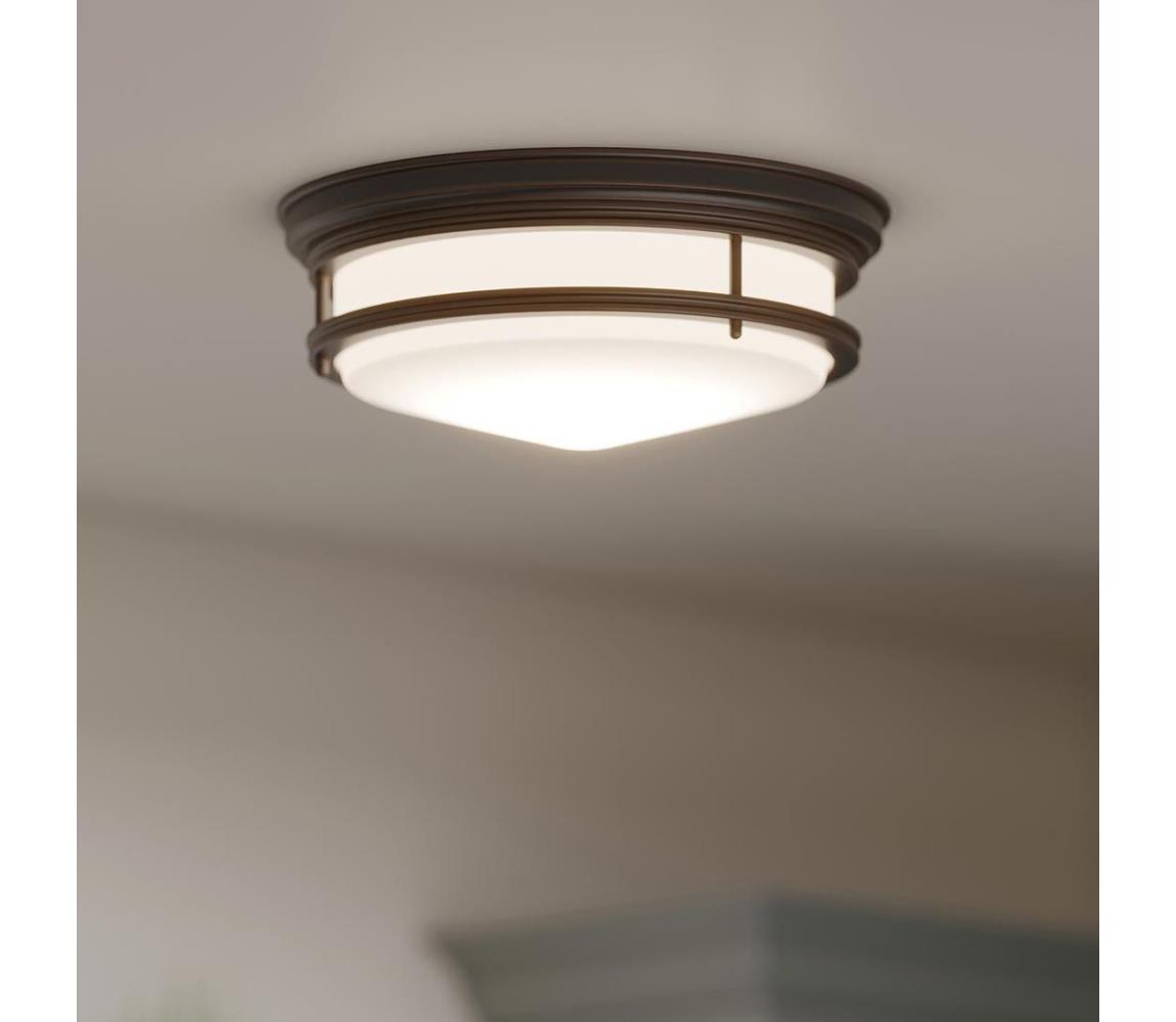 Elstead Hinkley HK-HADLEY-F-OZ-Kúpeľňové stropné svietidlo HADLEY 3xE27/40W/230V IP44 bronz HK-HADLEY-F-OZ
