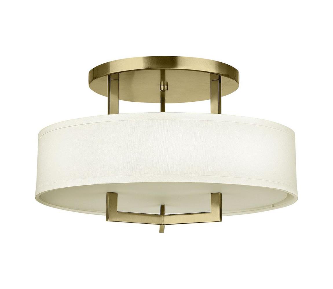 Elstead Hinkley HK-HAMPTON-SF-BB-Stropné svietidlo HAMPTON 3xE27/60W/230V, priemer 50,8 cm, zlaté HK-HAMPTON-SF-BB