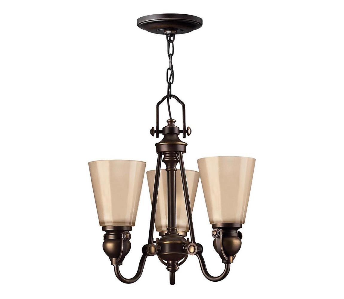 Elstead Hinkley HK-MAYFLOWER3 - Luster na reťazi MAYFLOWER 3xE27/60W/230V