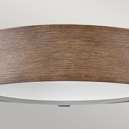 Hinkley - Stropné svietidlo SAWYER 3xE14/40W/230V pr. 38 cm sekvoja/hnedá