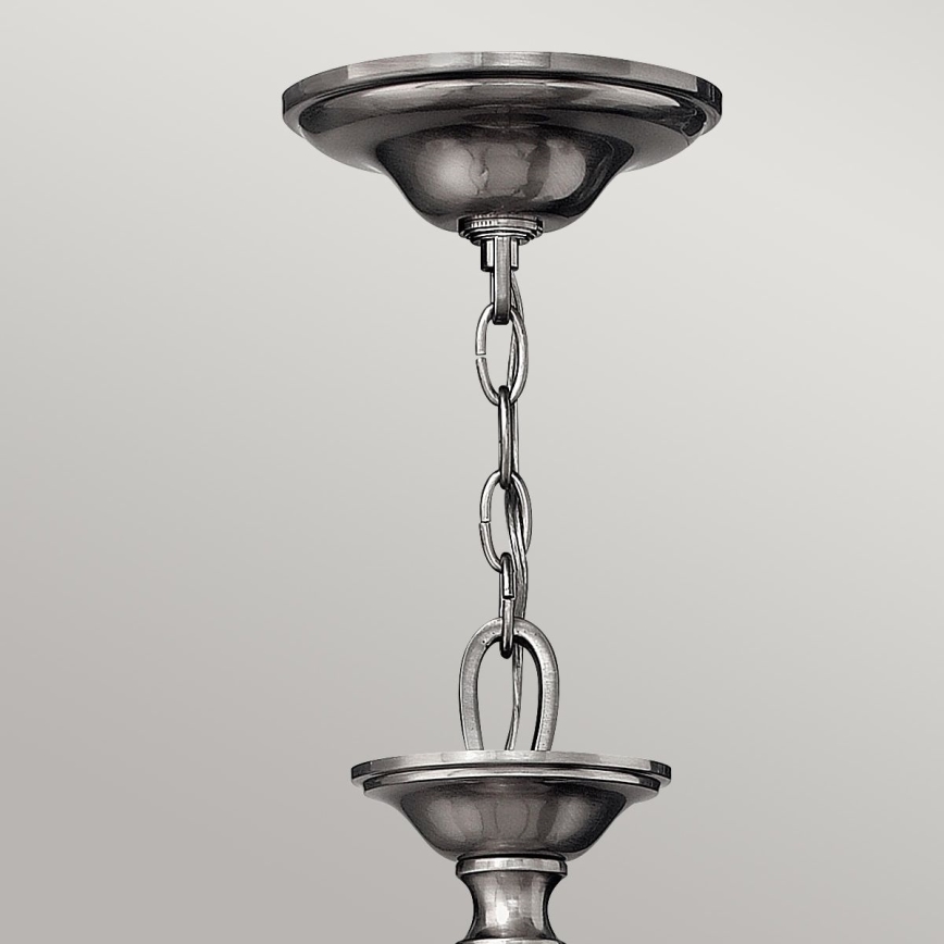 Hinkley - Luster na reťazi SUSSEX 5xE14/40W/230V matný chróm