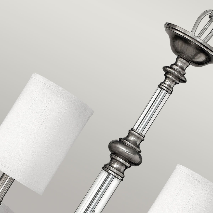 Hinkley - Závesný luster SUSSEX na reťazi 9xE14/40W/230V matný chróm