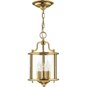 Hinkley - Luster na reťazi GENTRY 3xE14/60W/230V zlatá
