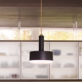 Hinkley - Luster na tyči CEDRIC 2xE27/60W/230V priemer 33 cm zlatá/čierna