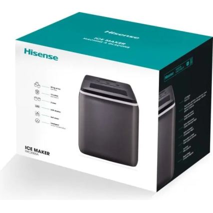 HISENSE IMC2000A - Výrobník ľadu 2,8 l 120 W/230 V čierna