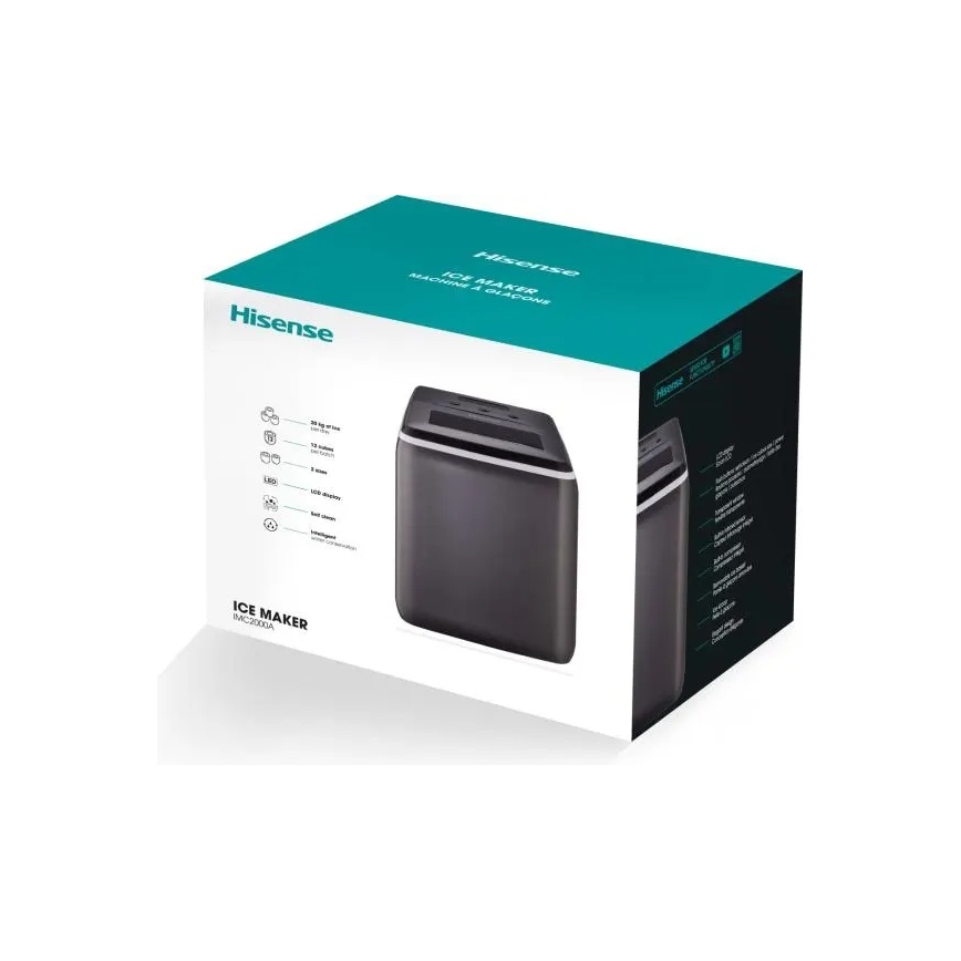 HISENSE IMC2000A - Výrobník ľadu 2,8 l 120 W/230 V čierna