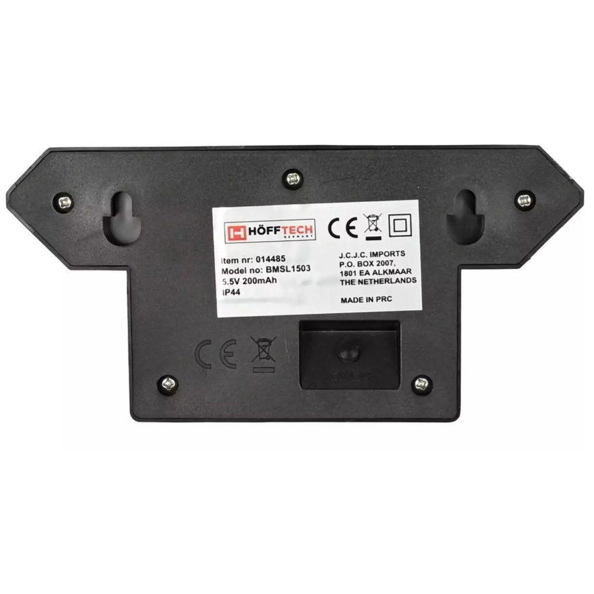 HÖFFTECH - Solárne LED nástenné svietidlo s pohybovým a súmrakovým snímačom LED/5,5V 200 mAh IP44