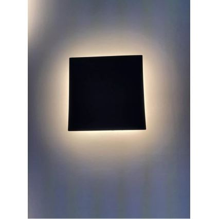 HÖFFTECH - LED Vonkajšie nástenné svietidlo LED/10W/230V štvorcové IP65
