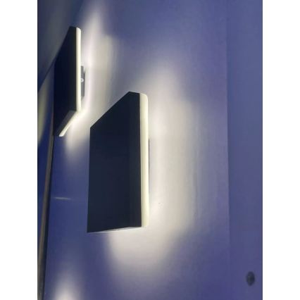 HÖFFTECH - LED Vonkajšie nástenné svietidlo LED/10W/230V štvorcové IP65