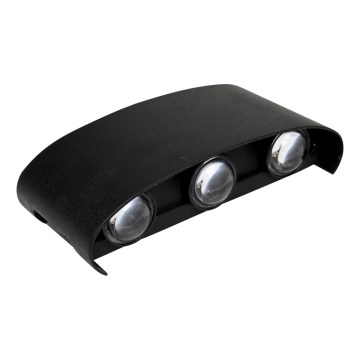 HÖFFTECH - LED Vonkajšie nástenné svietidlo UP&DOWN 6xLED/1W/230V IP65