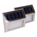 HÖFFTECH - SADA 2 ks LED solárnych nástenných svietidiel LED/1,2V 400 mAh IP44