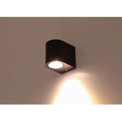 HÖFFTECH - Vonkajšie nástenné svietidlo 1xGU10/35W/230V IP65