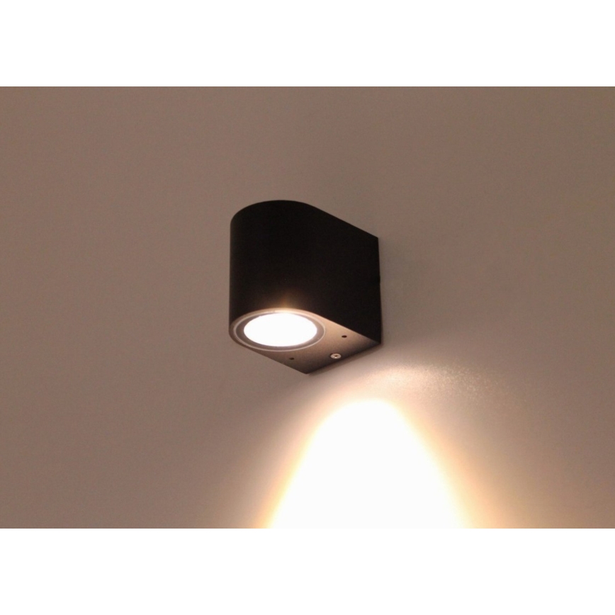 HÖFFTECH - Vonkajšie nástenné svietidlo 1xGU10/35W/230V IP65
