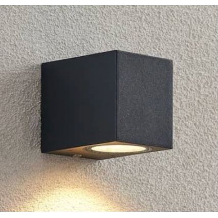 HÖFFTECH - Vonkajšie nástenné svietidlo 1xGU10/35W/230V IP65