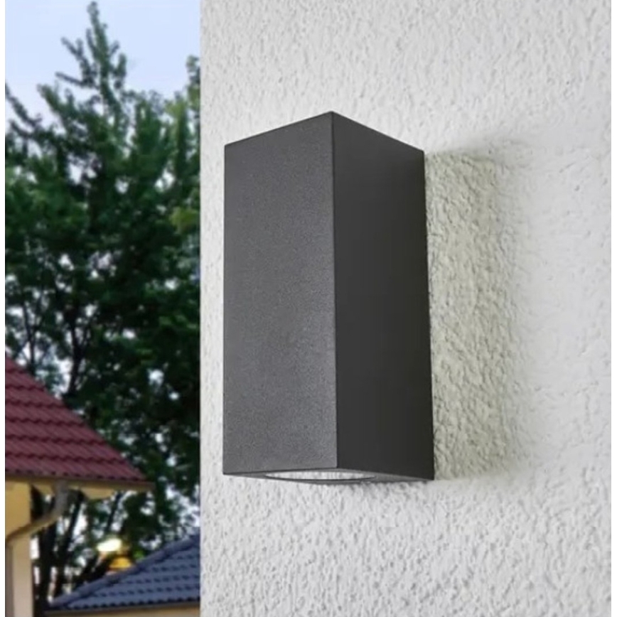 HÖFFTECH - Vonkajšie nástenné svietidlo 2xGU10/35W/230V IP65