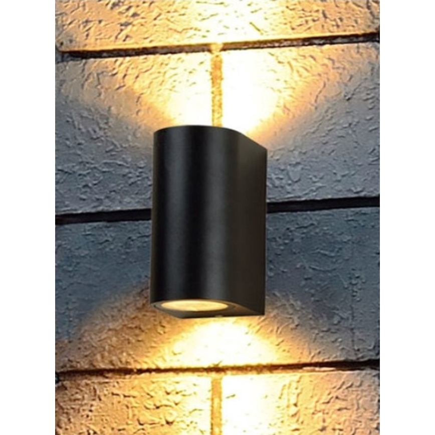 HÖFFTECH - Vonkajšie nástenné svietidlo 2xGU10/35W/230V IP65