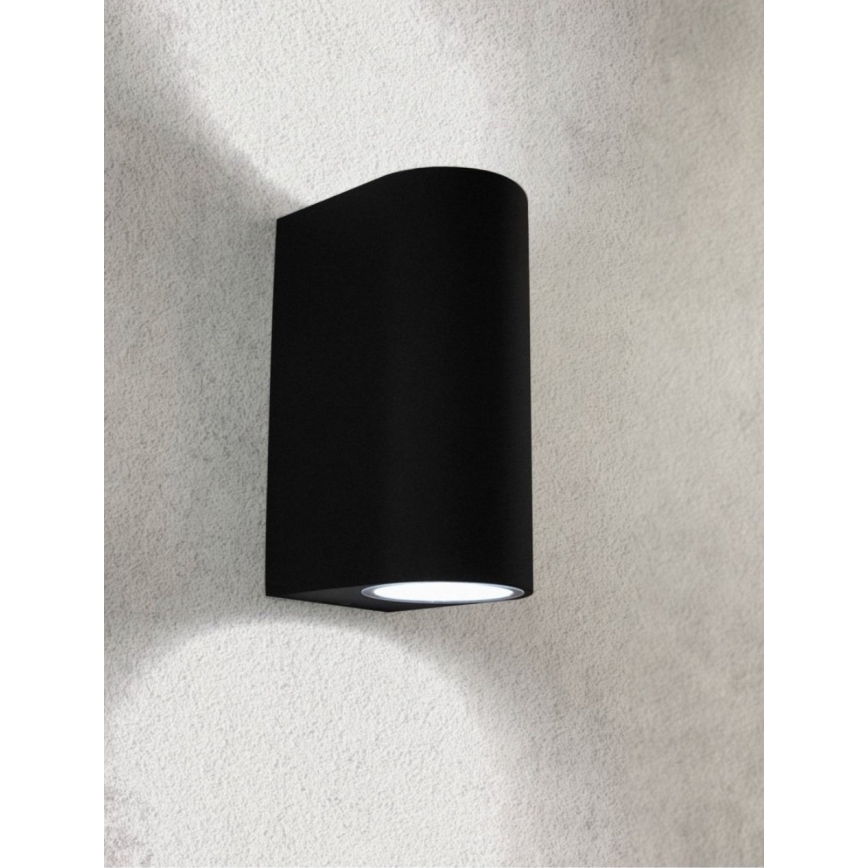 HÖFFTECH - Vonkajšie nástenné svietidlo 2xGU10/35W/230V IP65